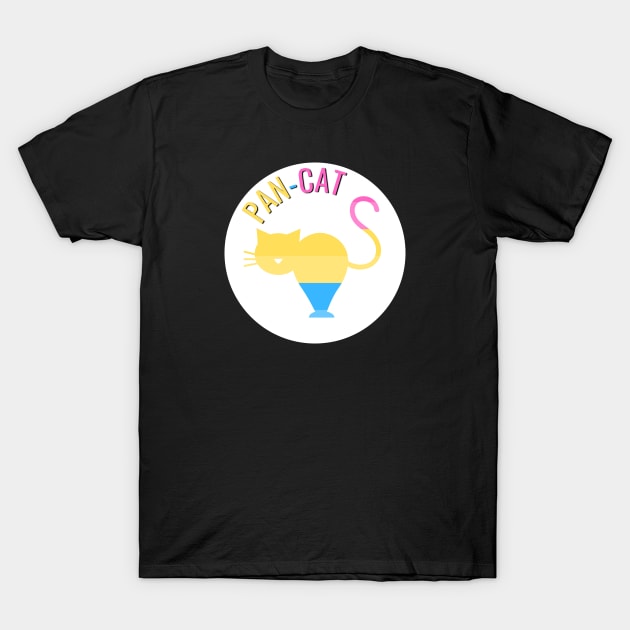 PANsexual Cat T-Shirt by Mey Designs